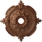 Ekena Millwork Benson Classic Medallion (Canopies up to 6 1/2"), 28 3/8"OD x 3 3/4"ID x 1 5/8"P, Polished Copper CM28BEPOS - alternate 1